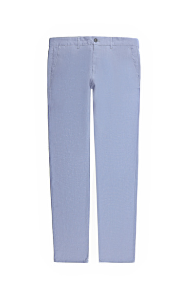 Abdullah Kiğılı 6 Drop Regular Fit Стандартний крій Лляні штани