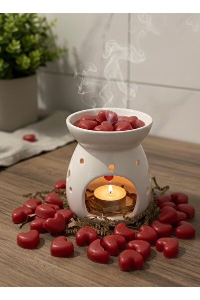 JENNEBELLA 15’li Kalp Formlu Kokulu Mum (Wax Melt) Seti – Aromaterapi ve Ev K...