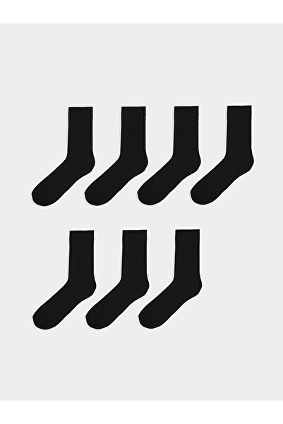 LC Waikiki Μαύρες ανδρικές κάλτσες 7 τεμαχίων