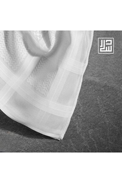Gerenic Disar white shemagh, 100% cotton