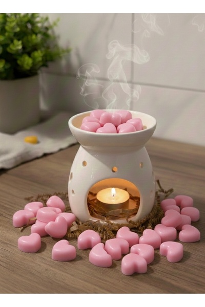 JENNEBELLA 15’li Kalp Formlu Kokulu Mum (Wax Melt) buhardanlık görsel içindir