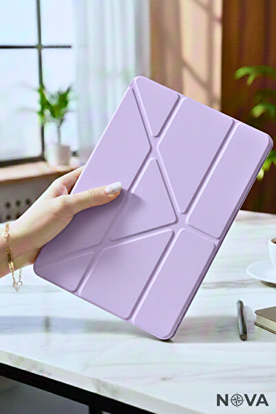 cepmoda iPad "Air 11 - m2/m3 (11 inç) 4/5/6. Nesil" Kalem Bölmeli Standlı Uyk...