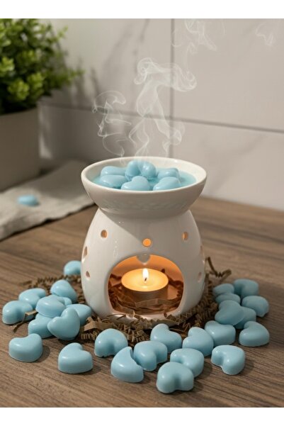 JENNEBELLA 15’li Kalp Formlu Kokulu buhardanlık görsel içindir Mum (Wax Melt)