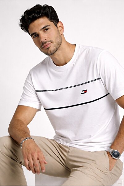 Tommy Hilfiger Th Sports Cotton Woven Men's T-Shirt