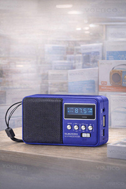 Voltico SB38 Bluetooth FM Kablosuz Hoparlör | USB – TF Kart – AUX | TWS Deste...