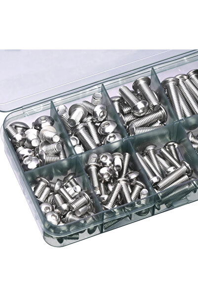 Choice 260 Pcs 260/600/670pcs Stainless Steel Allen Screw and Bolt Combinatio...