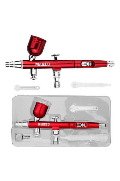 Choice4 فرشاة تزيين الكيك NT-135RS1 ثنائية الحركة تعمل بنظام التغذية بالجاذبي...