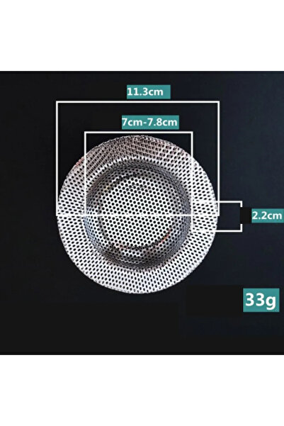 Choice 11.3 سم فلاتر حوض المياه مصفاة شبكية لحوض المطبخ من الفولاذ المقاوم لل...
