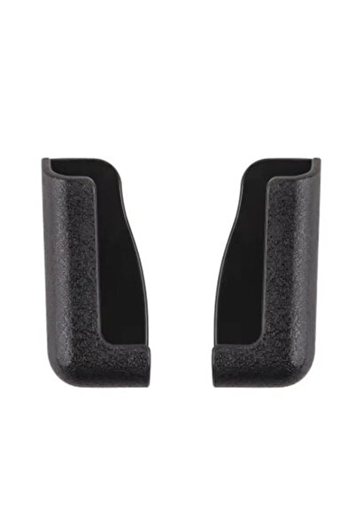 Choice حامل هاتف للسيارة من الجلد الأسود، زوج واحد، ذاتي اللصق، يُثبت على لوح...