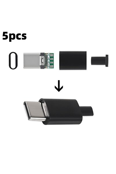 Choice1 5pcs black 5/10pcs Type C USB 3.1 3A fast charging USB ConnectorsType...