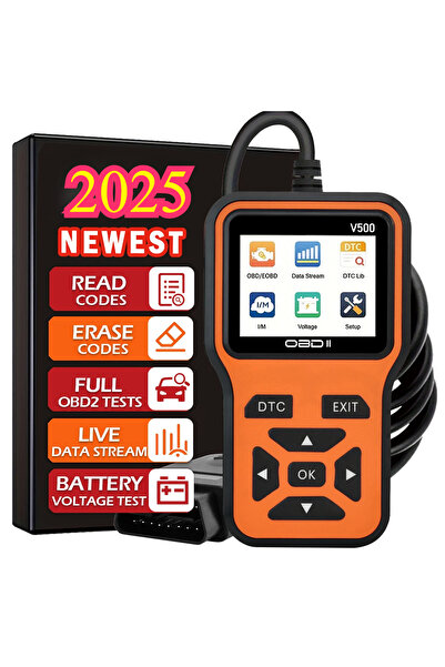 Choice one-size orange Car OBD2 Scanner Diagnostic Tool Code Reader, Car Volt...