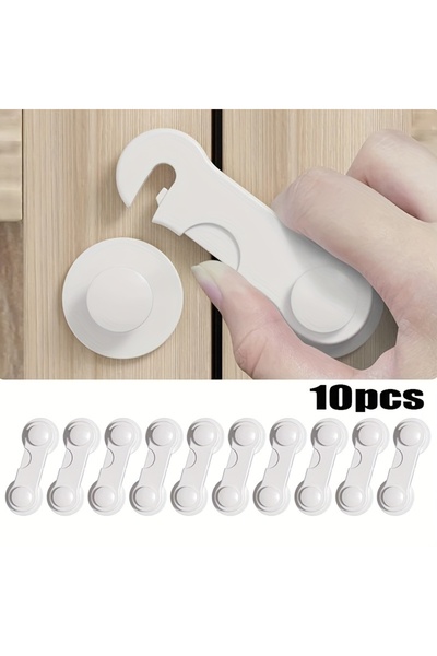 Choice ١٠ قطع من أحزمة أمان الأطفال، أقفال أمان للأدراج، أقفال أمان للأطفال، ...