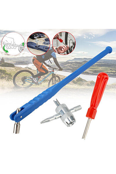 Choice 3pcs Valve Stem Core Tube Metal Tire Repair Tools Tire Valve Stem Pull...