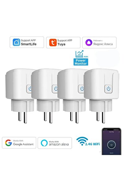 Choice مقبس ذكي واحد يعمل بتقنية الواي فاي، بقوة 20 أمبير، مزود بخاصية التحكم...