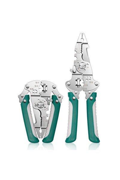 Choice green WEELEE Foldable wire stripper, pulley design multi-function elec...