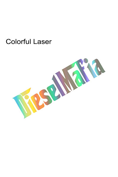 Choice ملصق سيارة ليزر ملون قطعة واحدة، تصميم إبداعي مستوحى من مافيا الديزل، ...