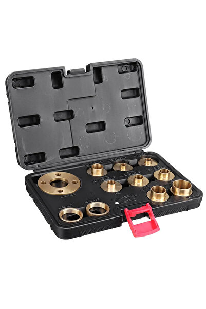 ALLSOME 11 قطعة من جلبة توجيه راوتر النجارة، 10-30 مم، جلبة توجيه راوتر نحاسي...