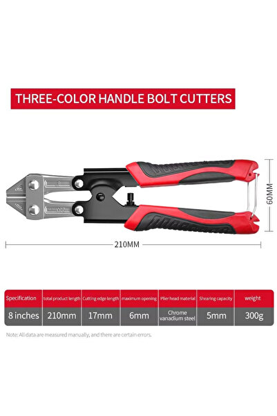 Choice مقص قاطع الأسلاك الحمراء كماشة قطع قضبان الفولاذ متعددة الوظائف موفرة ...