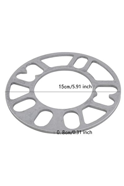 Choice 2pcs 8mm 2pcs Universal Car Wheel Tire Spacer Adaptor Shims Plate 3mm ...