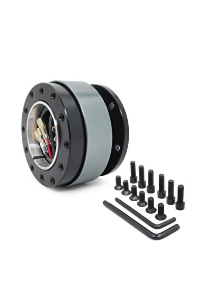 Choice طقم محول محور عجلة القيادة MOMO TITANIUM الجديد باللون الأسود، قابل لل...