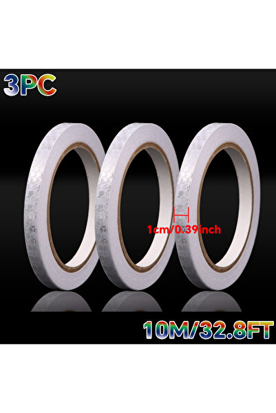 Choice4 شريط عاكس أبيض (3 قطع)، شريط تحذير أمان مضيء في الظلام، مقاوم للماء، ...