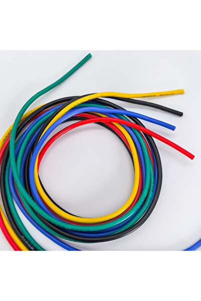 Choice22 3m per color 18 AWG MULTI 5 Colors 16-18-20-22-24-26-28-30 Gauge Sil...