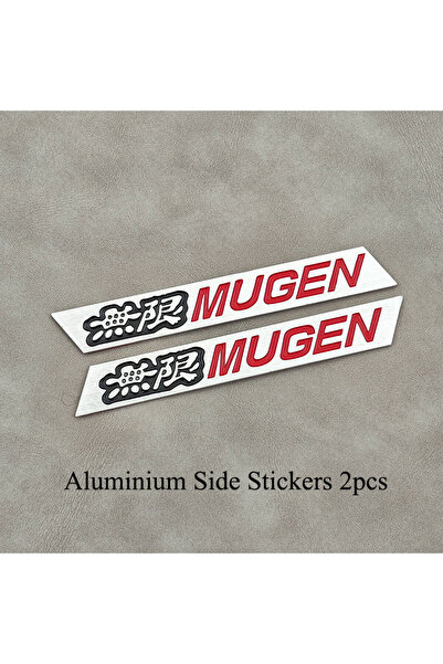 Choice11 شعار موغن ثلاثي الأبعاد معدني أسود وأحمر، قطعتان، شعار شبكة السيارة ...