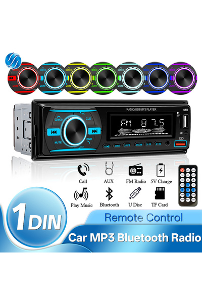 Choice راديو سيارة هيبكرون 1Din ستيريو مشغل رقمي بلوتوث مشغل MP3 للسيارة رادي...