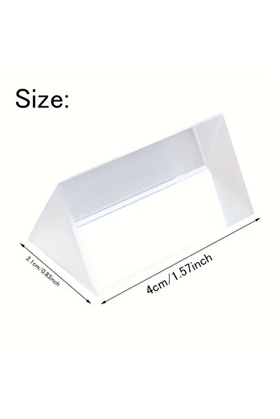 Choice منشور زجاجي تعليمي واحد - انعكاس طيفي، أداة مثالية للتعليم والتصوير، ه...