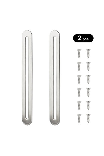 Choice قطعتان من دعامات الزاوية المستقيمة المصنوعة من الفولاذ المقاوم للصدأ، ...