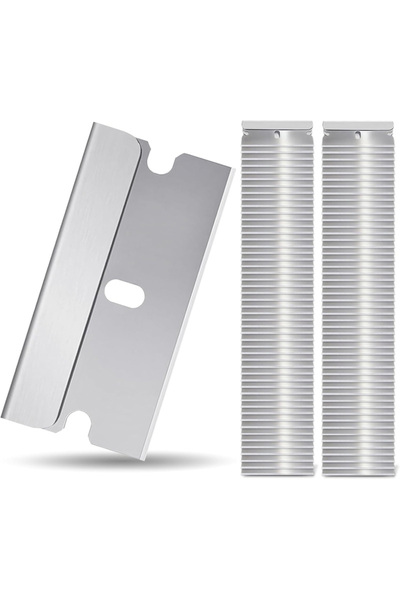 Choice5 60PCS Razor Scraper Blades Stainless Steel Replacement Blades Glass C...