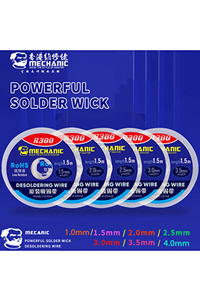 Choice5 سلك إزالة اللحام MECHANIC 2.0 مم، 10 قطع/عبوة، سلك إزالة اللحام MECHA...