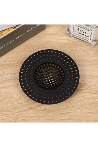 Choice فلتر سيليكون أسود 1 1 لحوض المطبخ، فلتر تصريف أرضية الحمام، فلتر مجاري...