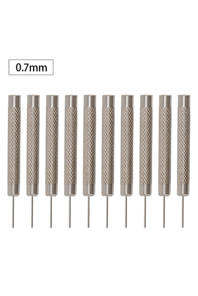 Choice 0.7mm 10pc Pin Punch 0.7/0.8/0.9/1.0mm Watchband Strap Bracelet Link P...
