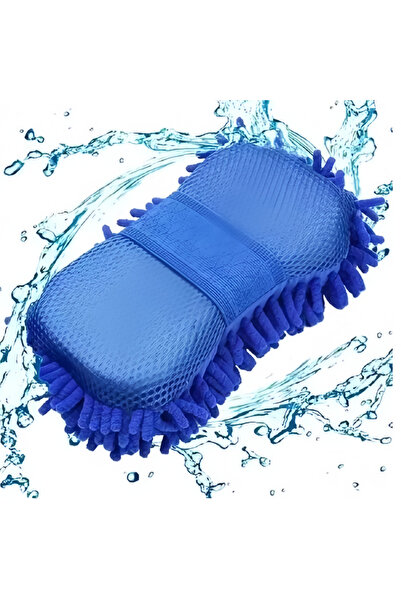 Choice قفاز غسيل سيارات من الألياف الدقيقة والشنيل، قطعة واحدة، إسفنجة غسيل س...