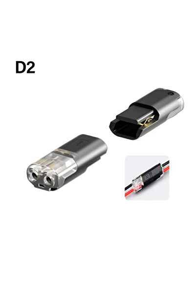 Choice 10 قطع من موصلات الأسلاك D2 (10/30/50/100 قطعة) وD1/D2/D3 (1/2/3 دبابي...