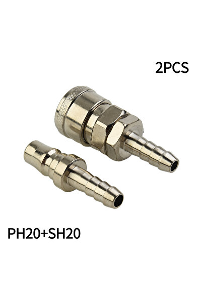 Choice 2pcs Quick Release Air Line Hose Fittings Coupler Connector 8mm Compre...