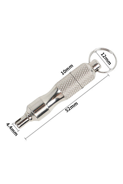 Choice مفك براغي عالمي لإصلاح الإطارات، فضي اللون، مقاوم للصدأ، مصنوع من الفو...