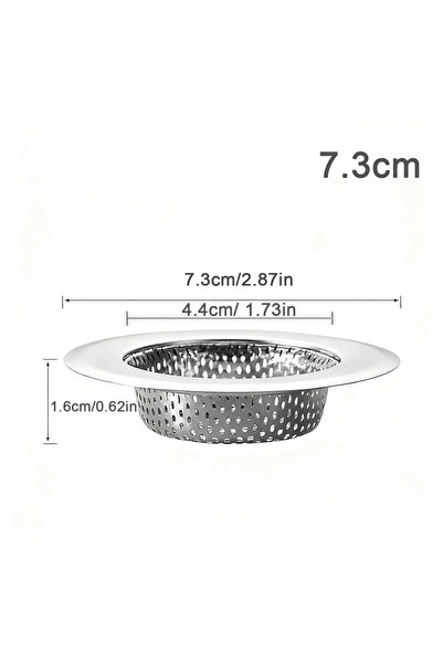 Choice قطعة واحدة من فلتر حوض المطبخ المثقب، مقاس 7.3 سم، متوفر بأحجام 5.5/7....