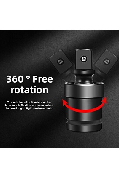 Choice محول سكيت عالمي أسود اللون، مقاس 1/2 بوصة، مزود بكرة فولاذية دوارة 360...