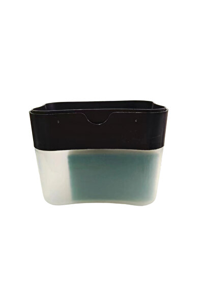 Choice موزع صابون مطبخ محمول أسود اللون، قطعة قماش للتنظيف، سهل التنظيف والتخ...