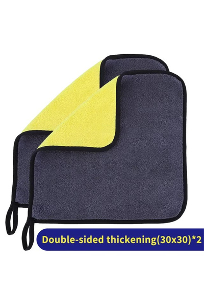 Choice10 30x30cm 2 piece 1/3/5Pcs Microfiber Cleaning Towel Car Cleaning Clot...