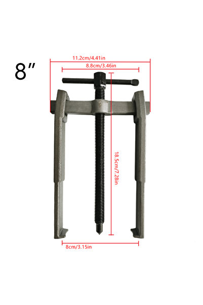 choice2 8 inch puller 1 Pack 3/4/6/8 Inch 2-Jaw Puller Bearing Removal Tool C...