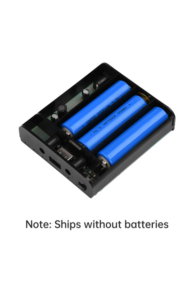 Choice مجموعة بطاريات ليثيوم أيون غير ملحومة (3 بطاريات 18650 جاهزة للاستخدام...