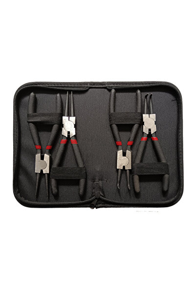 Choice طقم كماشة زنبركية سوداء مكون من 4 قطع، 7 بوصات، كماشة زنبركية مزدوجة ا...