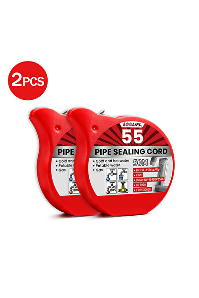 choice2 حبل مانع لتسرب الأنابيب من لوليفِل بطول 50 مترًا (من 1 إلى 3 قطع) - ق...