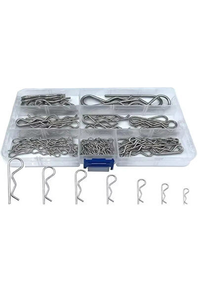 Choice 100pcs Stainless Steel Cotter Pins Set - R Clips & Split Pins for Fast...