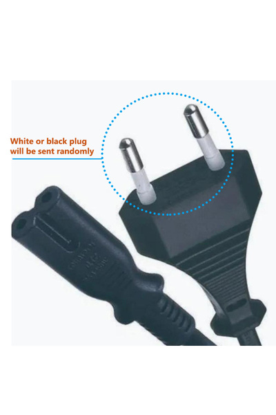 Choice1 سلك طاقة كوري أسود ثنائي الأطراف، قابس تيار متردد كوري إلى كابل طاقة ...