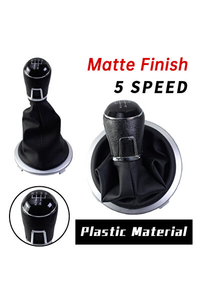 Choice غطاء مقبض ناقل الحركة الفضي ذو الخمس سرعات، من إكسسوارات السيارات، لتح...