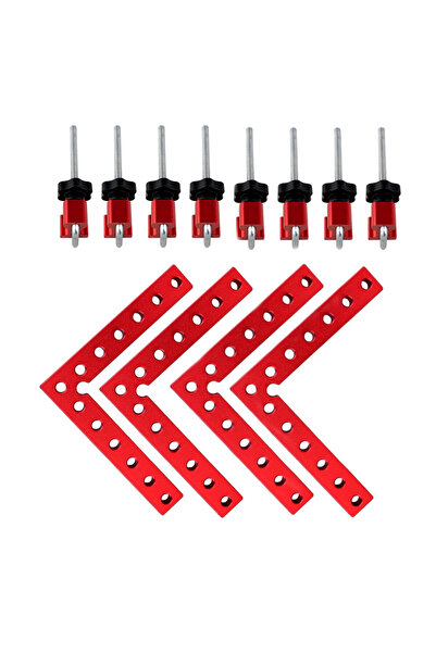 Choice 140x140mm 4 Pack 4 Pack 90 Degree Aluminium Alloy Positioning Squares ...